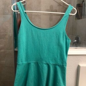 Express Teal peplum top